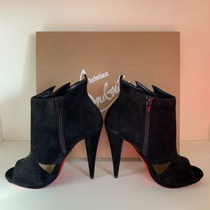 Louboutin flame 120 booties (36.5)